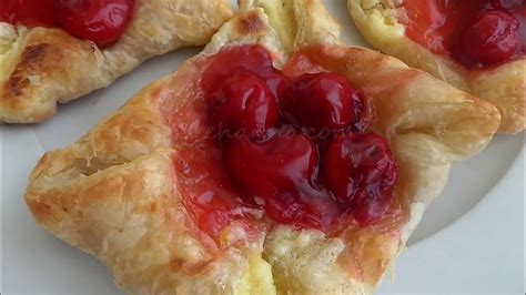 panera bread cherry cheese danish.